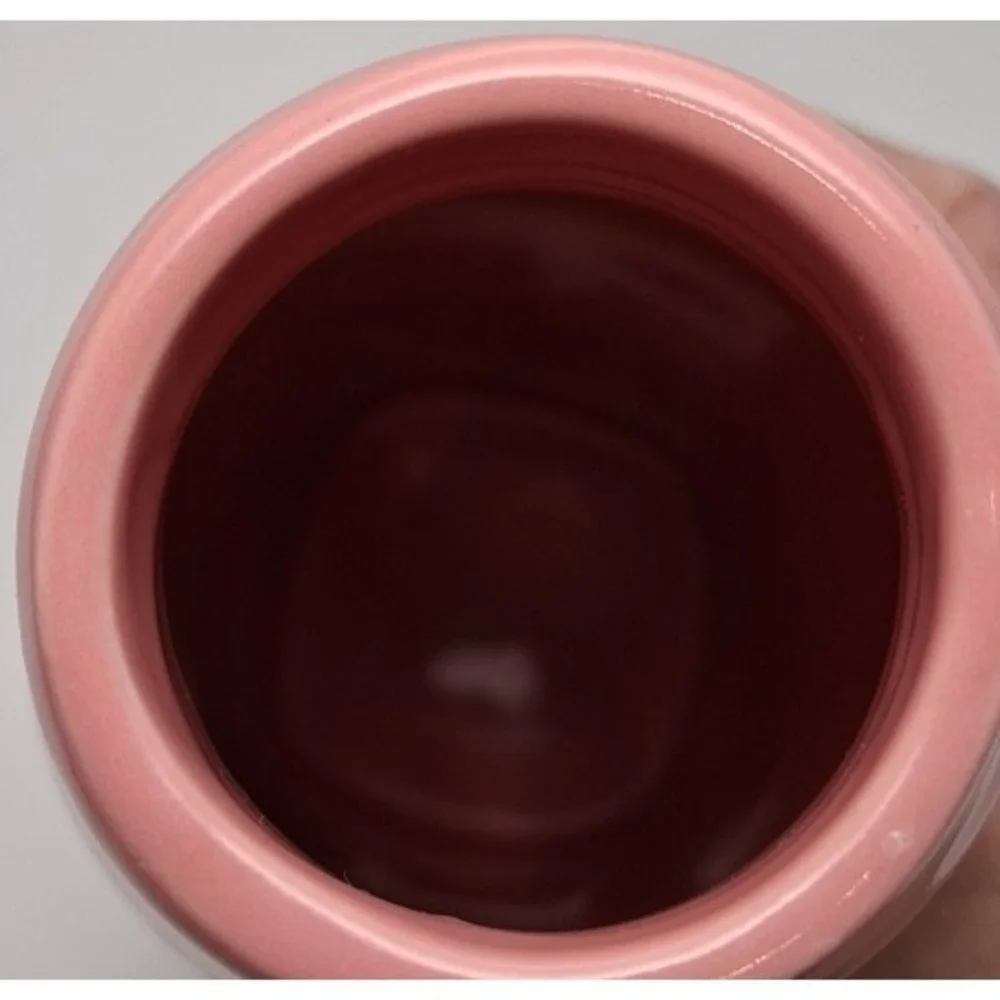 Pink Blossom Milk‎ Bottle by Rae Dunn